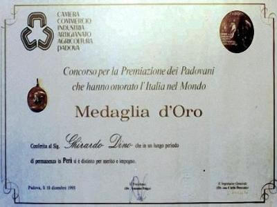 Medaglia d'oro, Italia Medaglia d'oro, Italia